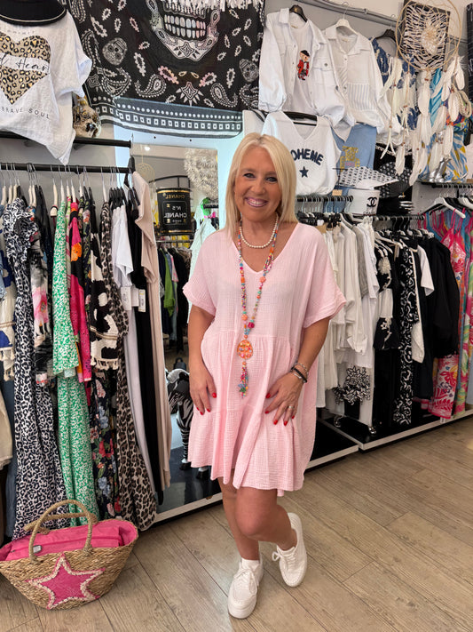 Robe rose bb