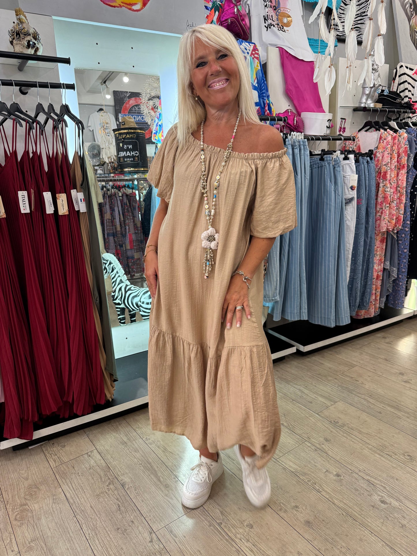 Robe Carmen camél