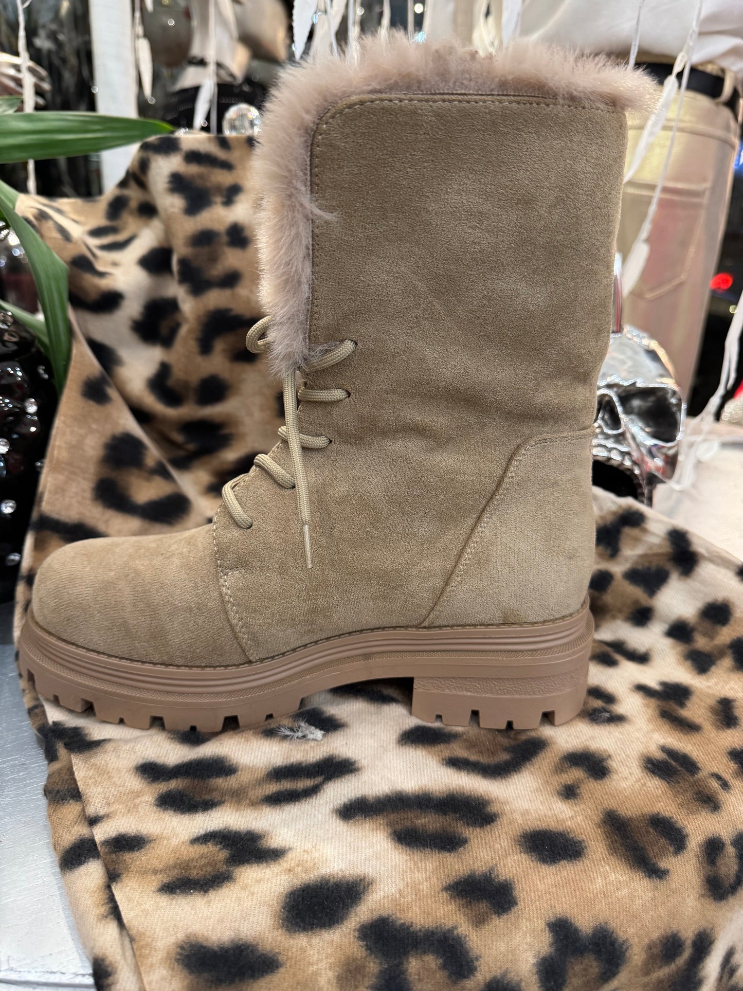 Boots fourrees neige