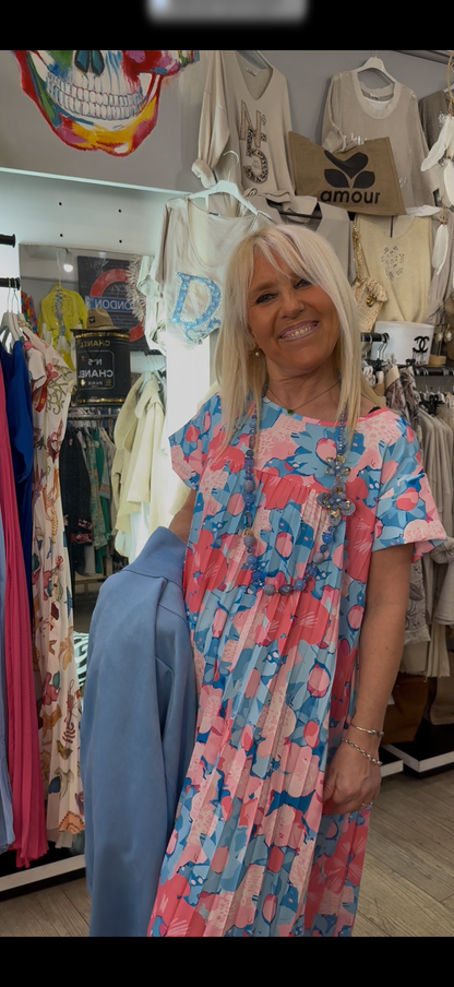 Robe Nathalie azur