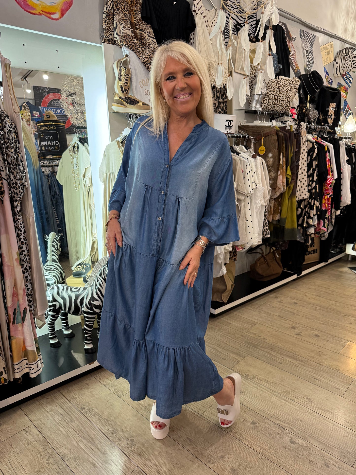 Robe tencel gde taille