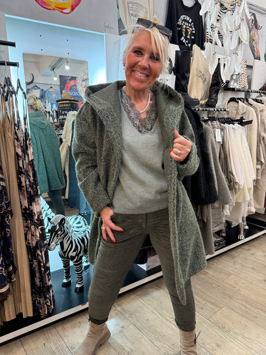 Manteau Camille kaki