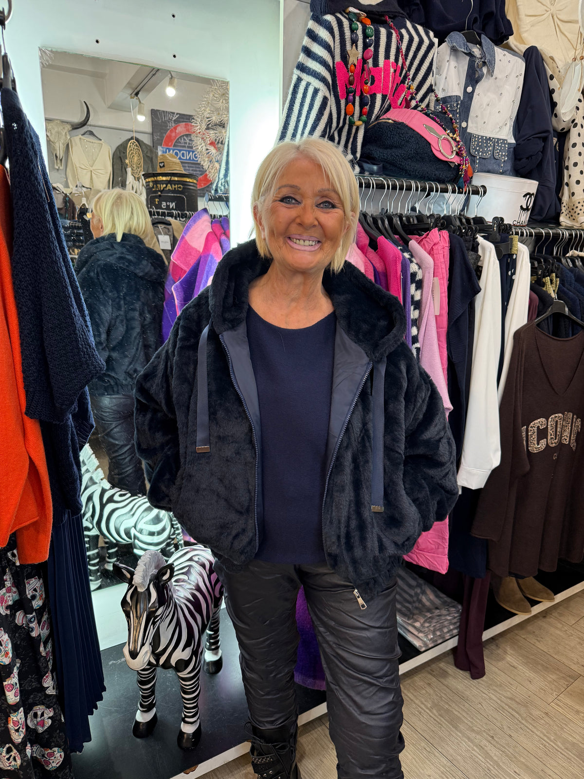 Veste Maryse marine