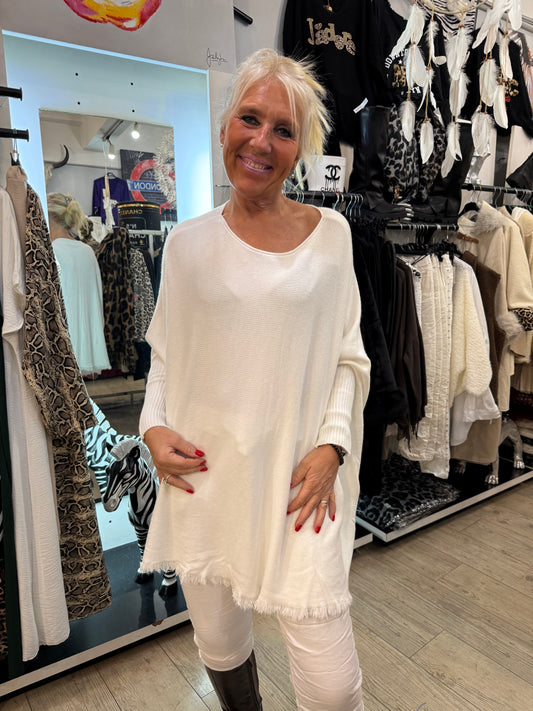 Pull Maryam blanc