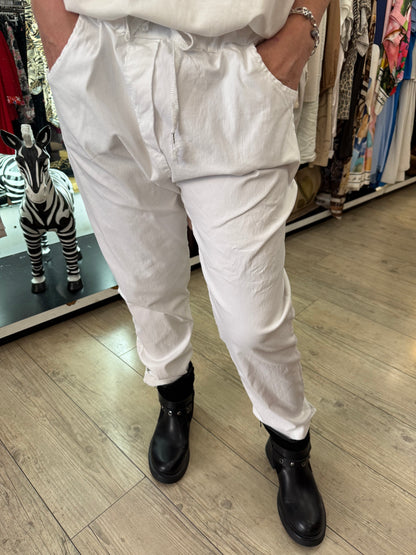 Pantalon magique gde taille blanc
