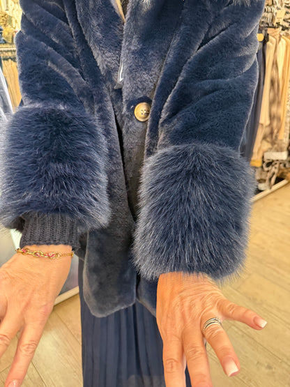 Manteau princess marine