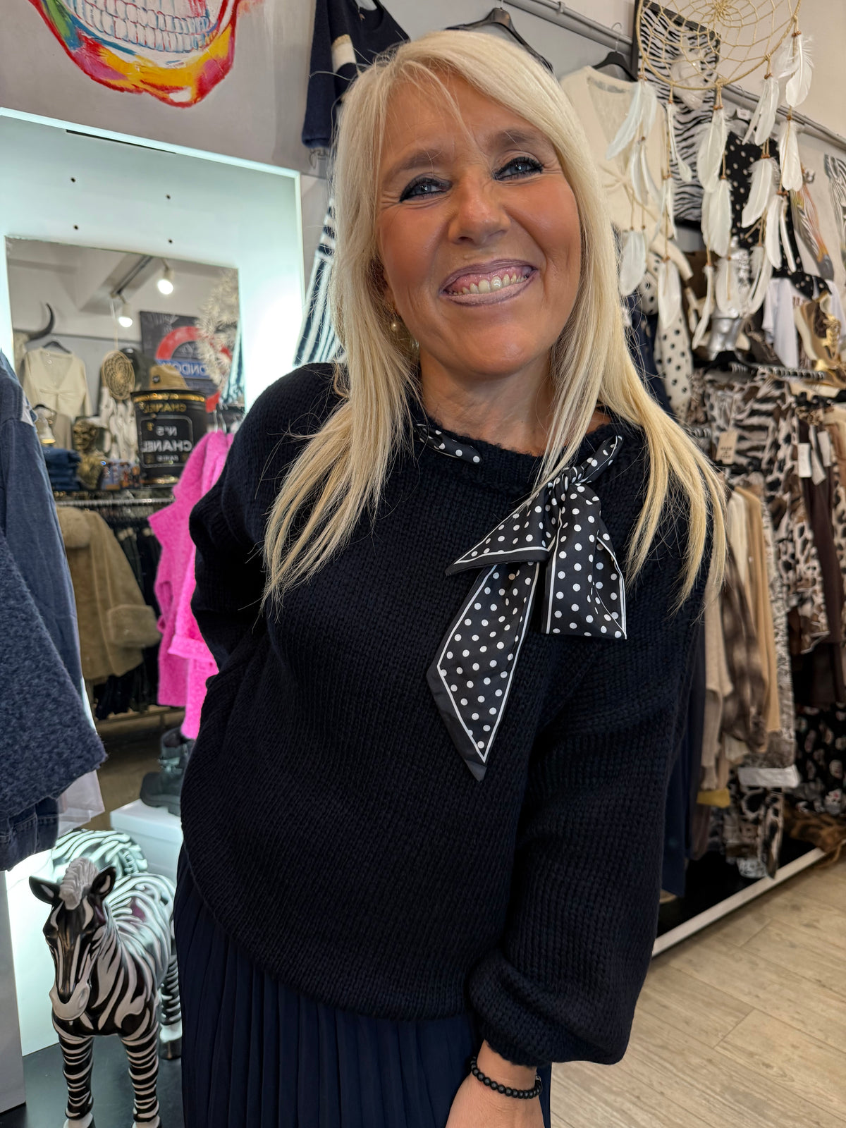 Pull marine foulard