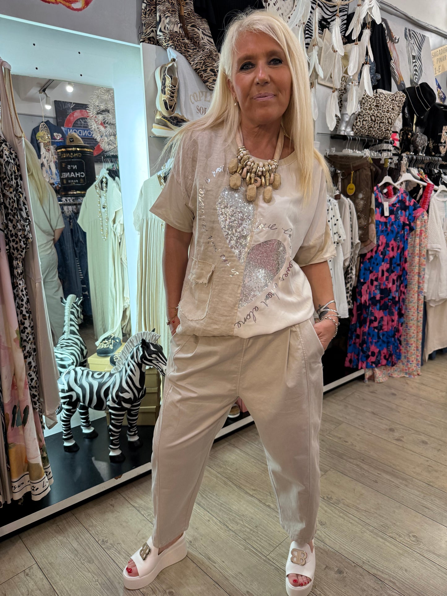 T shirt fleurs Lucie