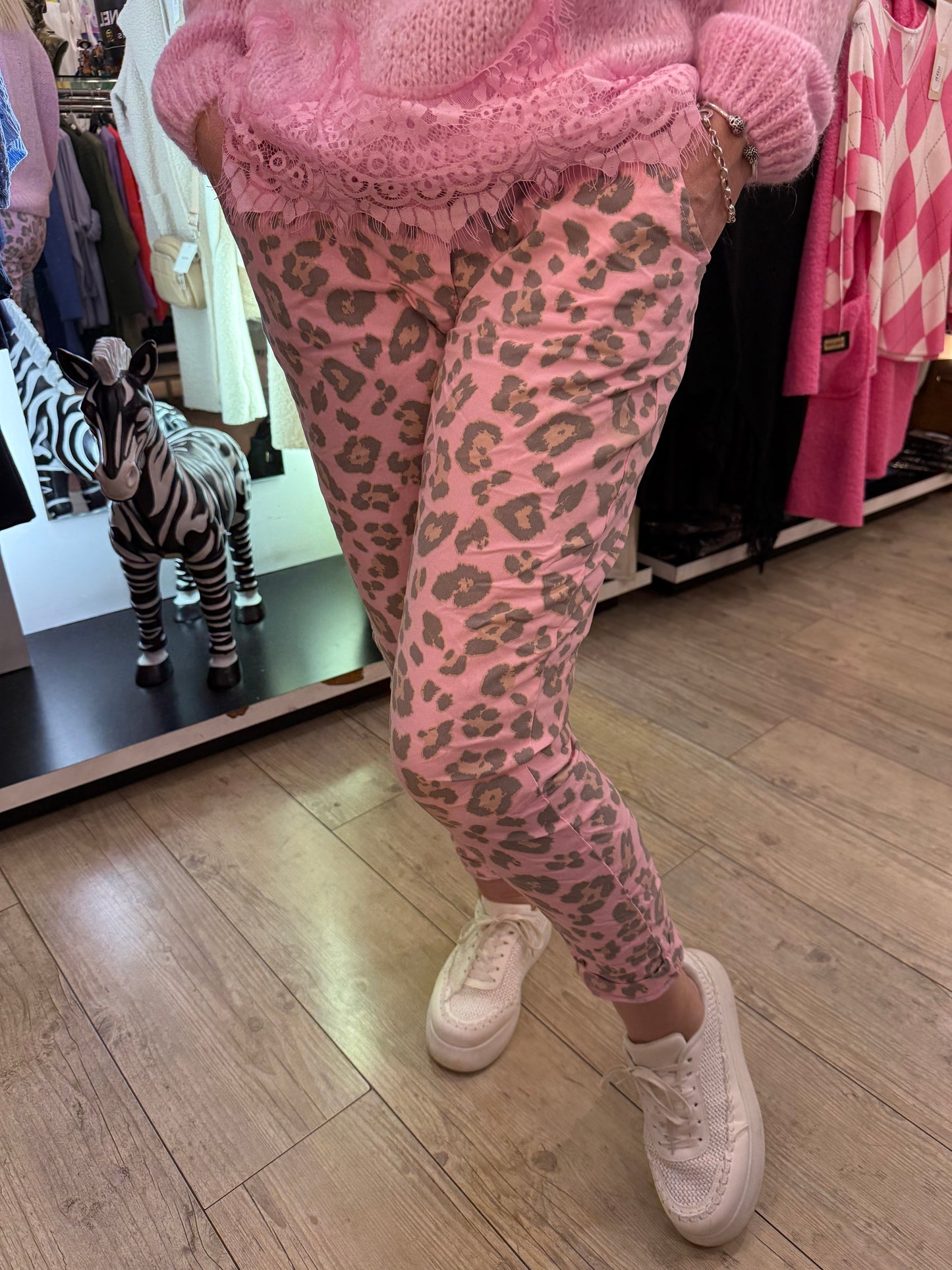 Pantalon alphan rose