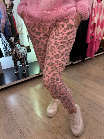 Pantalon alphan rose
