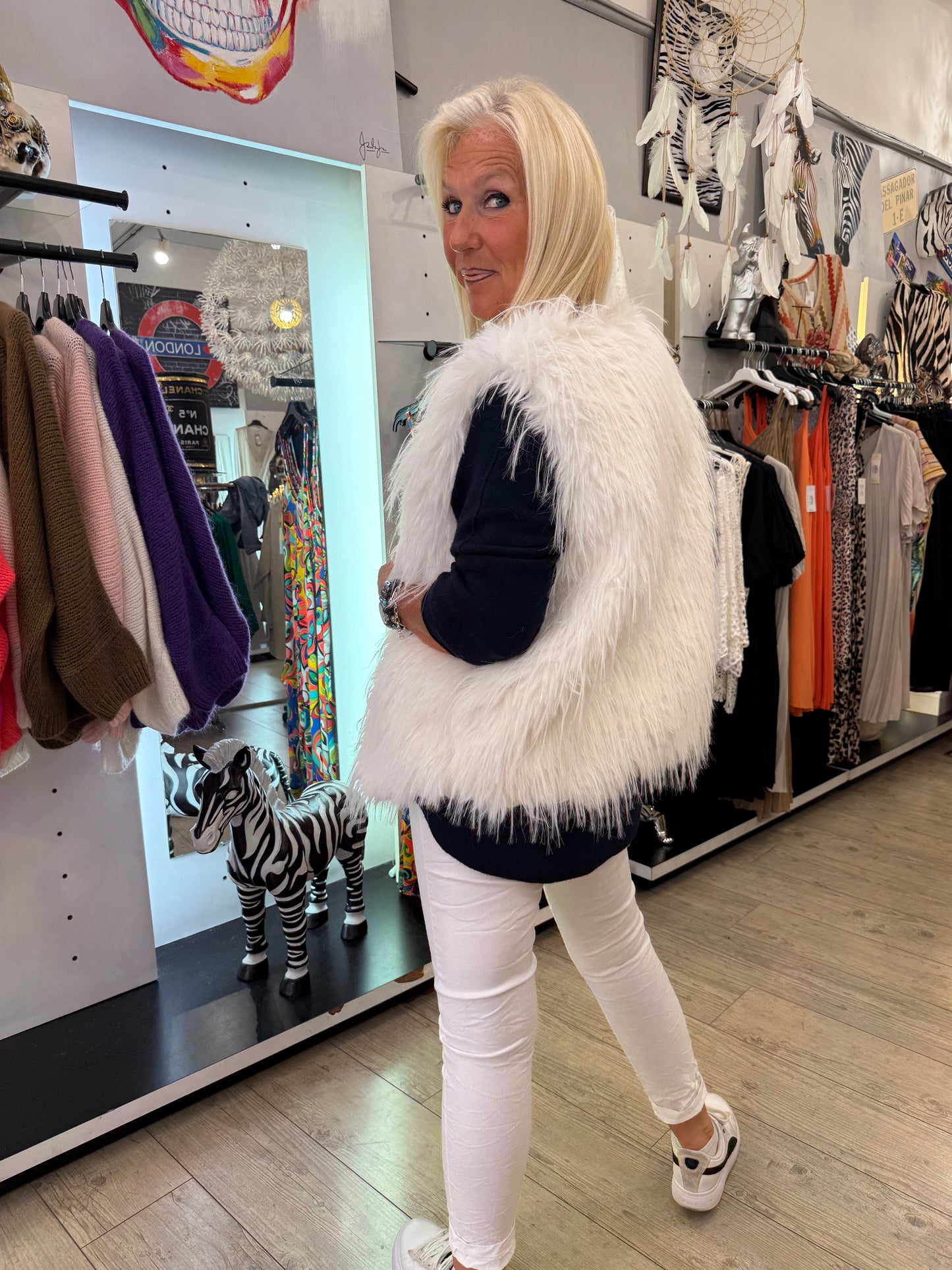 Gilet loli blanc