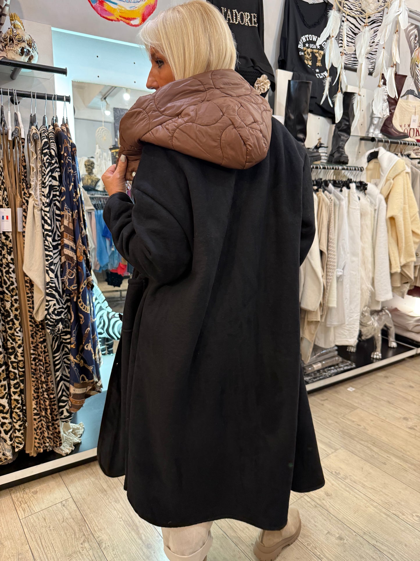 Manteau noir Wilfrid