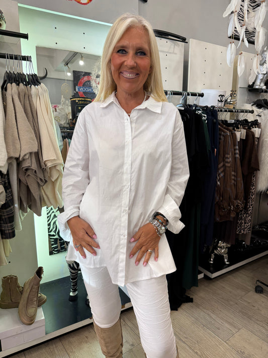 Chemise blanche oversize