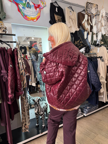Doudoune fashion bordeaux