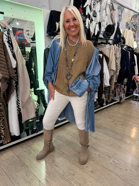 Manteau tencel oversize