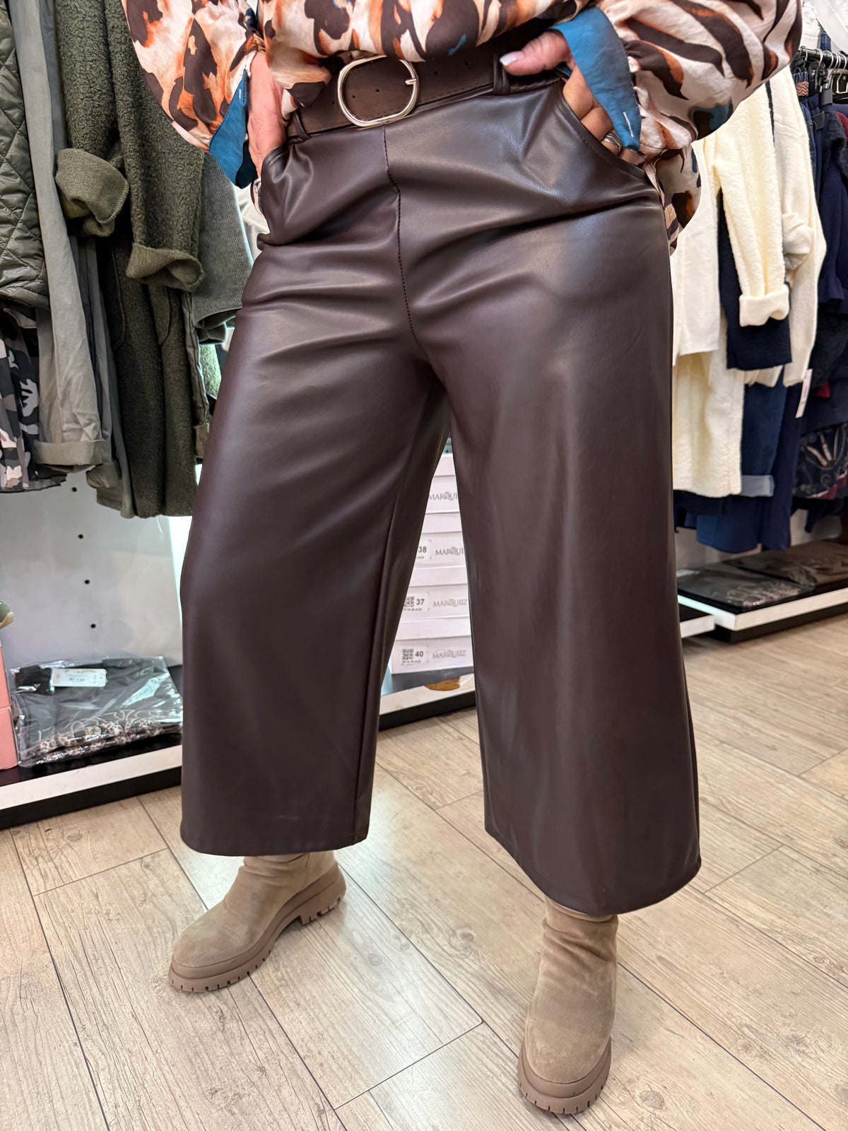 Pantalon menphis choco