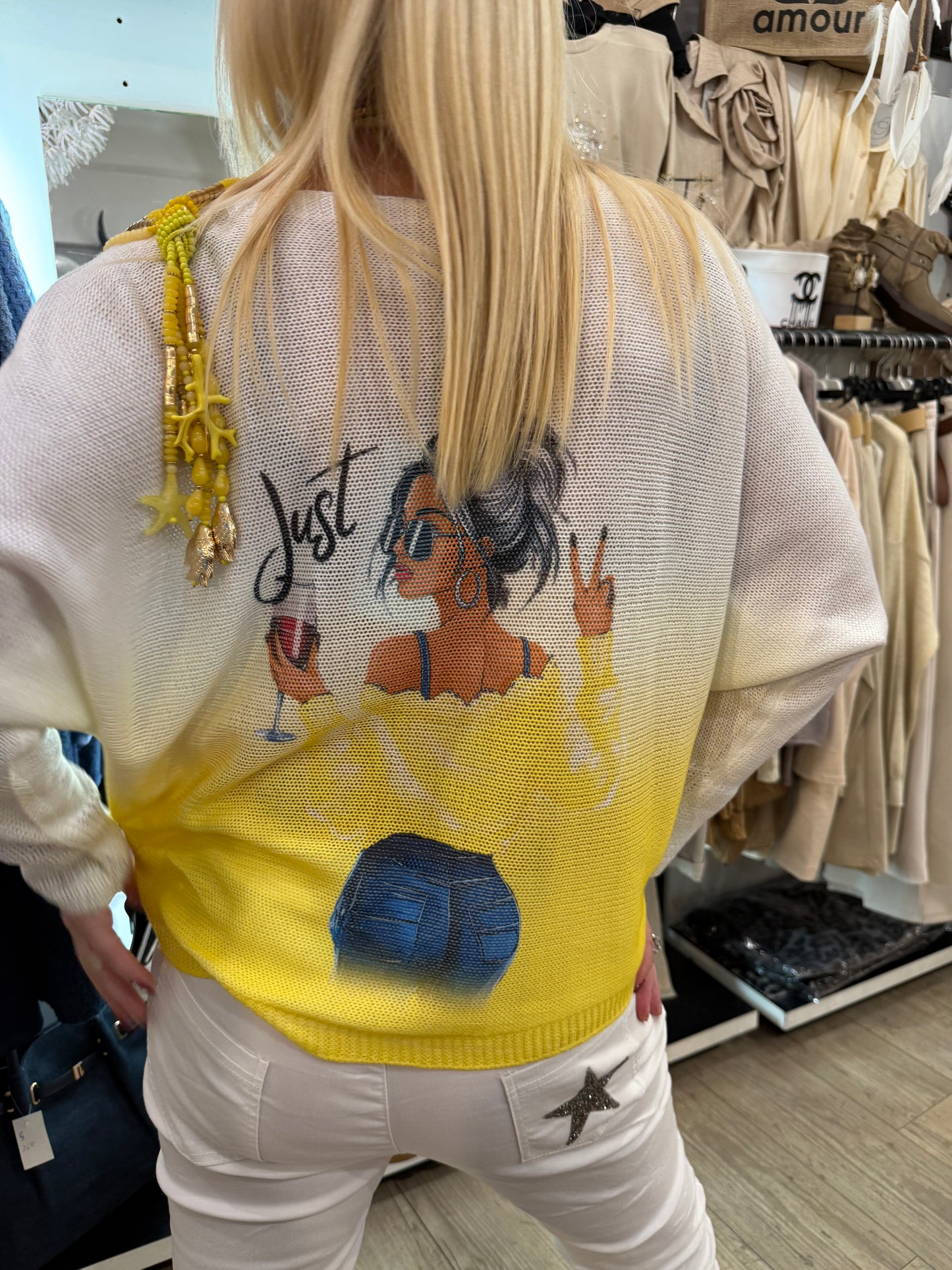 Pull just jaune