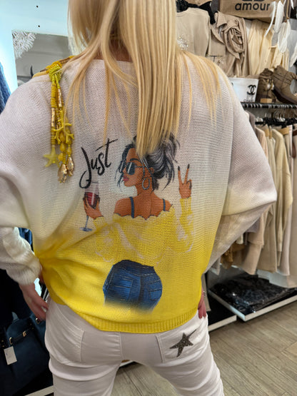 Pull just jaune