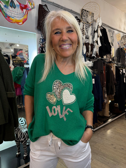 Pull love vert