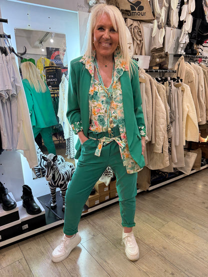 Veste gde taille verte Émilie