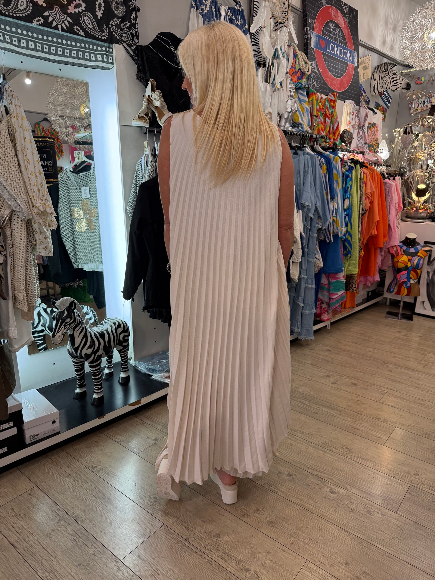 Tunique beige ambre