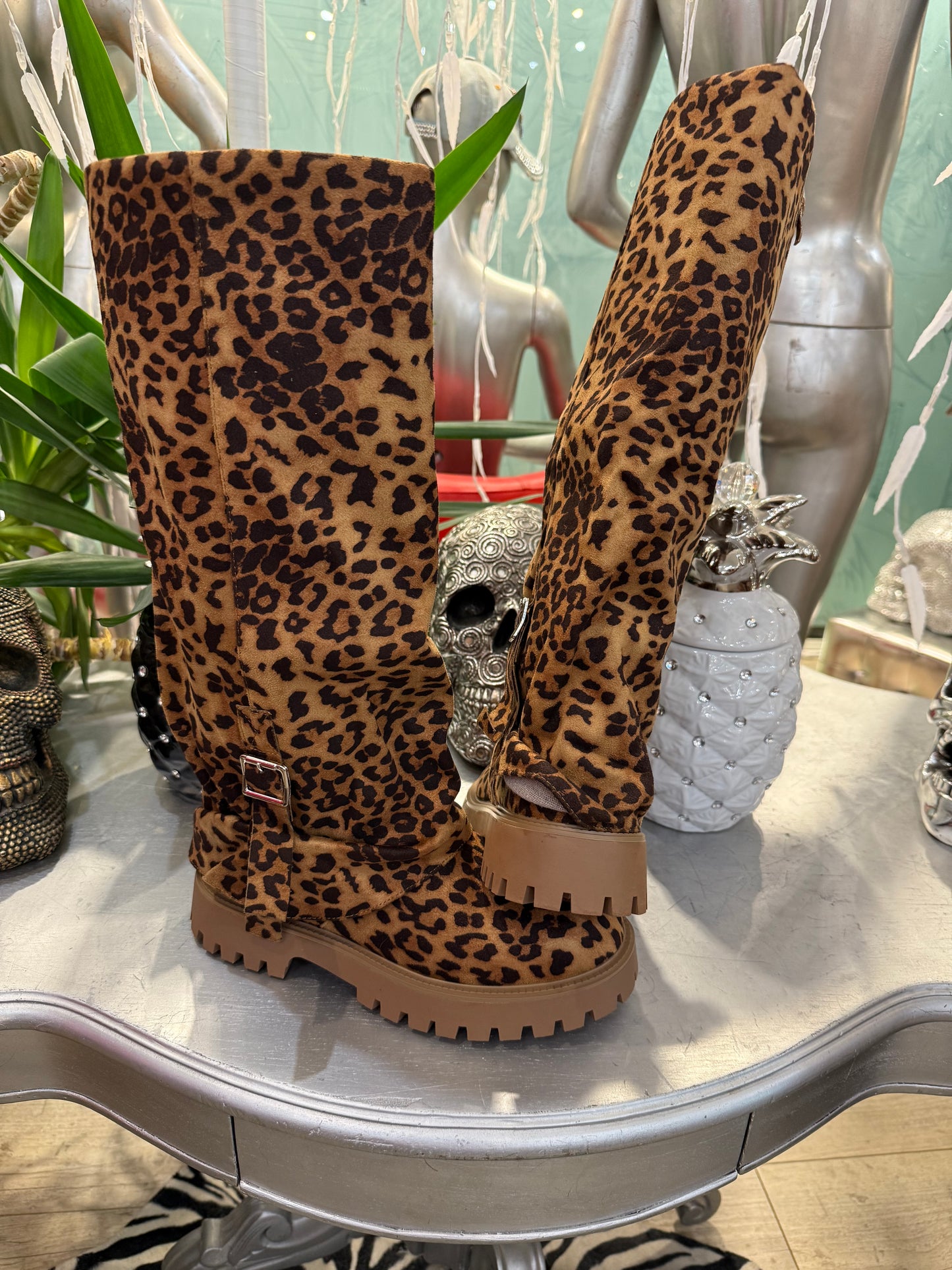 Boots bottes léopard