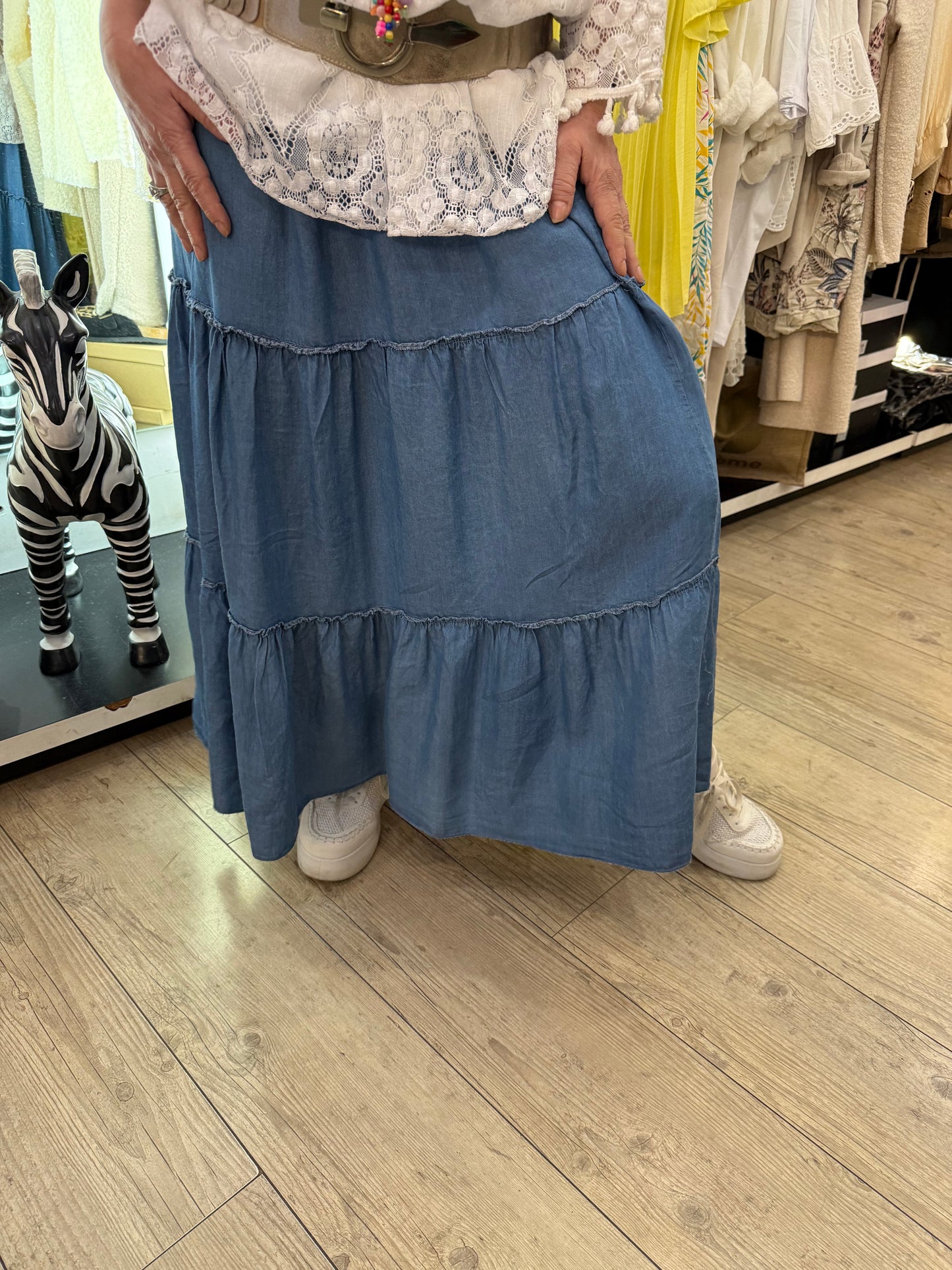 Jupe tencel