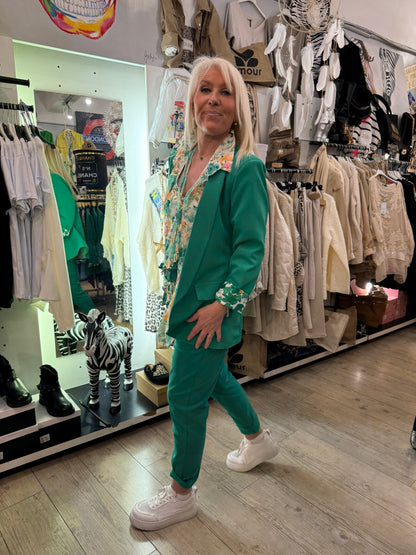 Veste gde taille verte Émilie