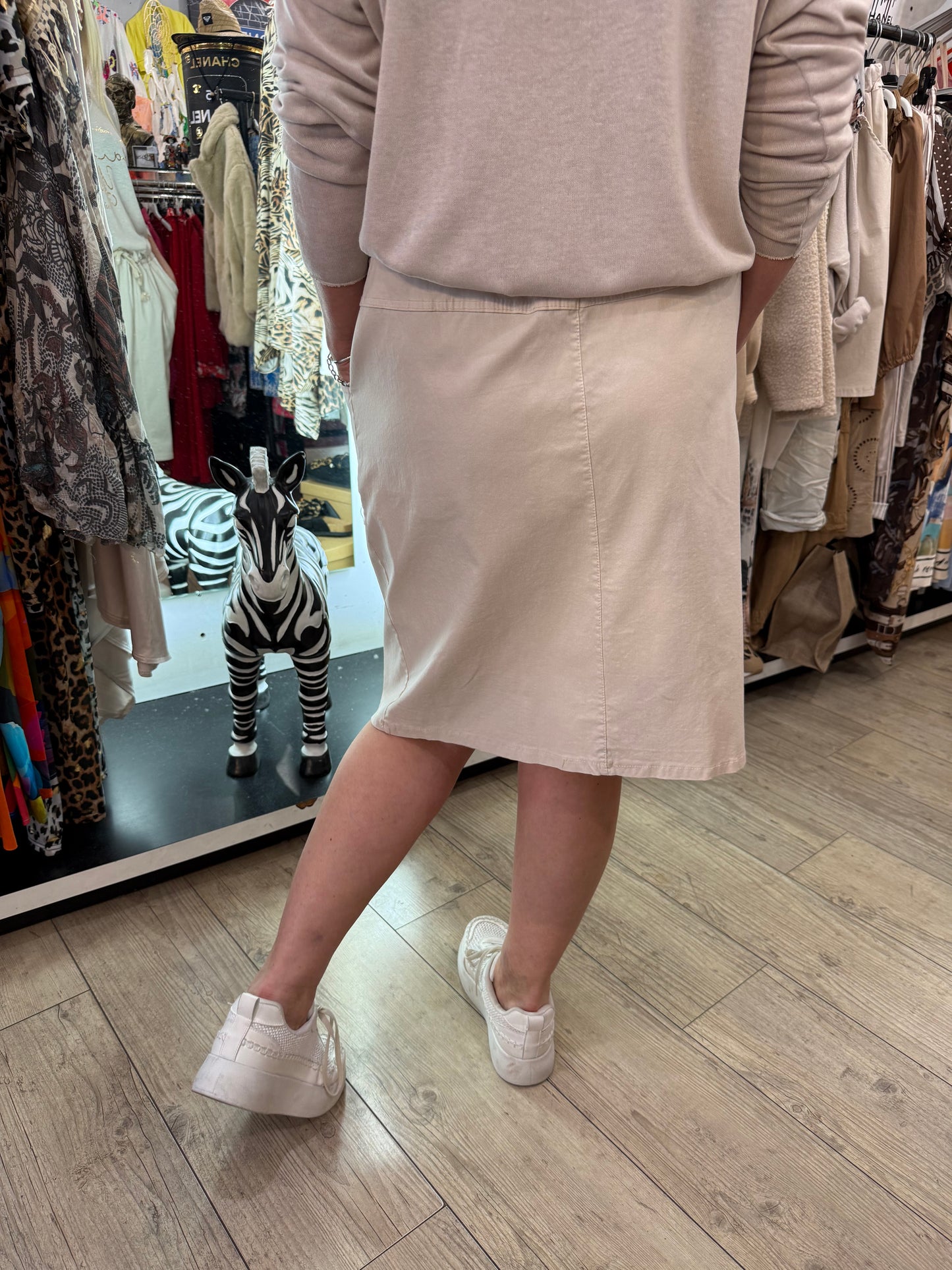 Jupe magique gde taille beige
