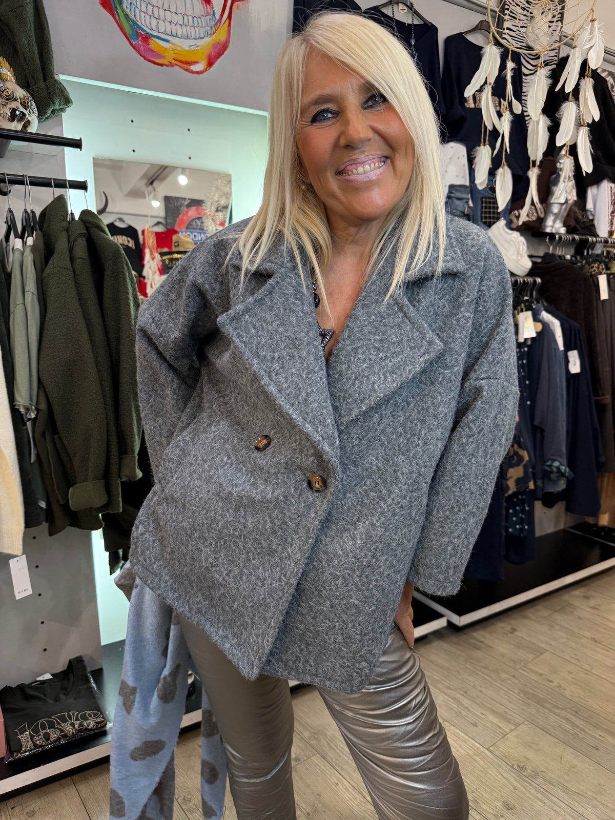 Veste Noémie grise