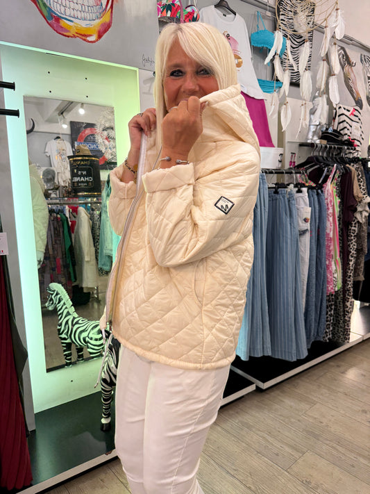 Doudoune fashion beige
