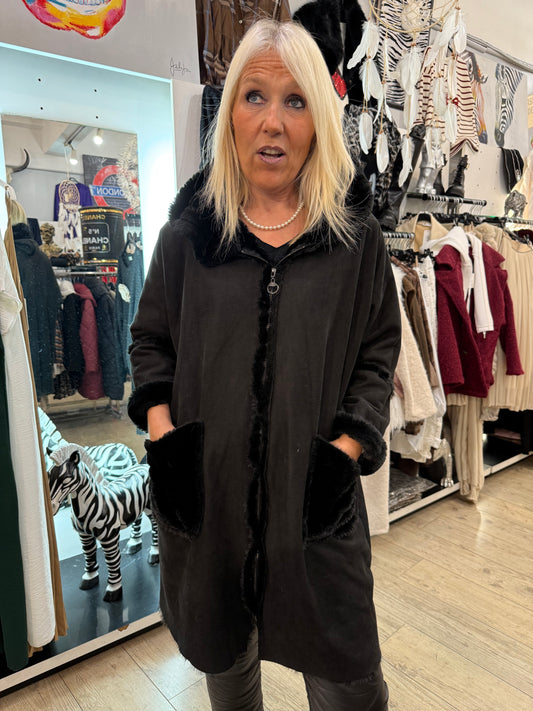 Manteau folie noir