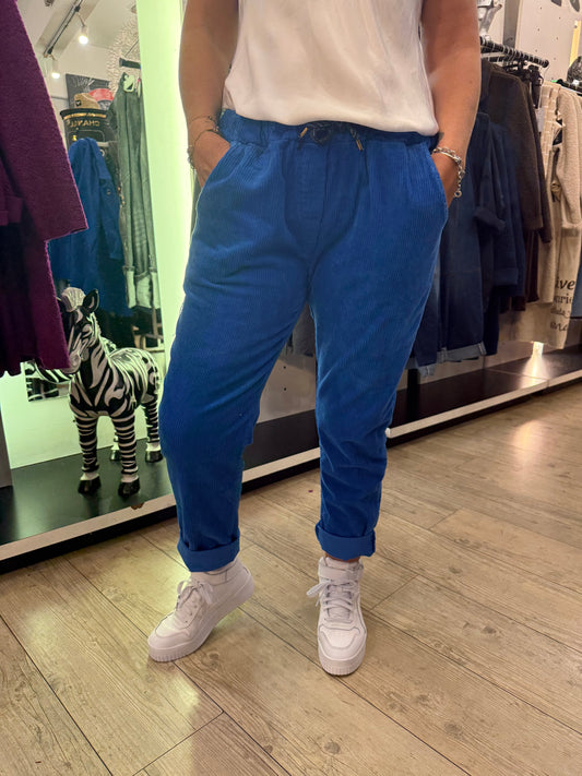 Pantalon  bleu elec