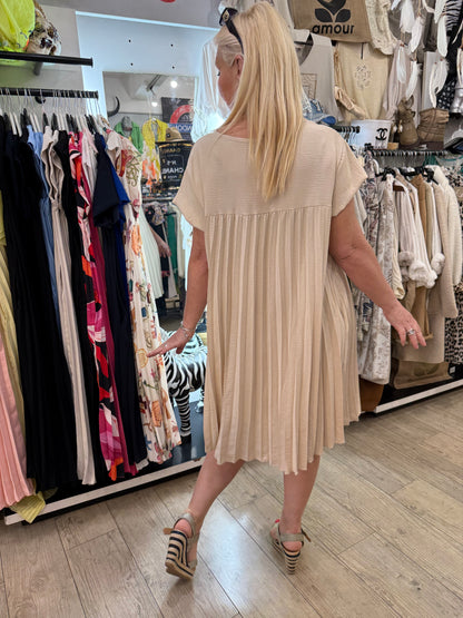 Robe Marylène beige