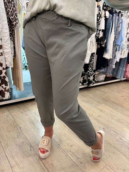 Pantalon petite poche kaki