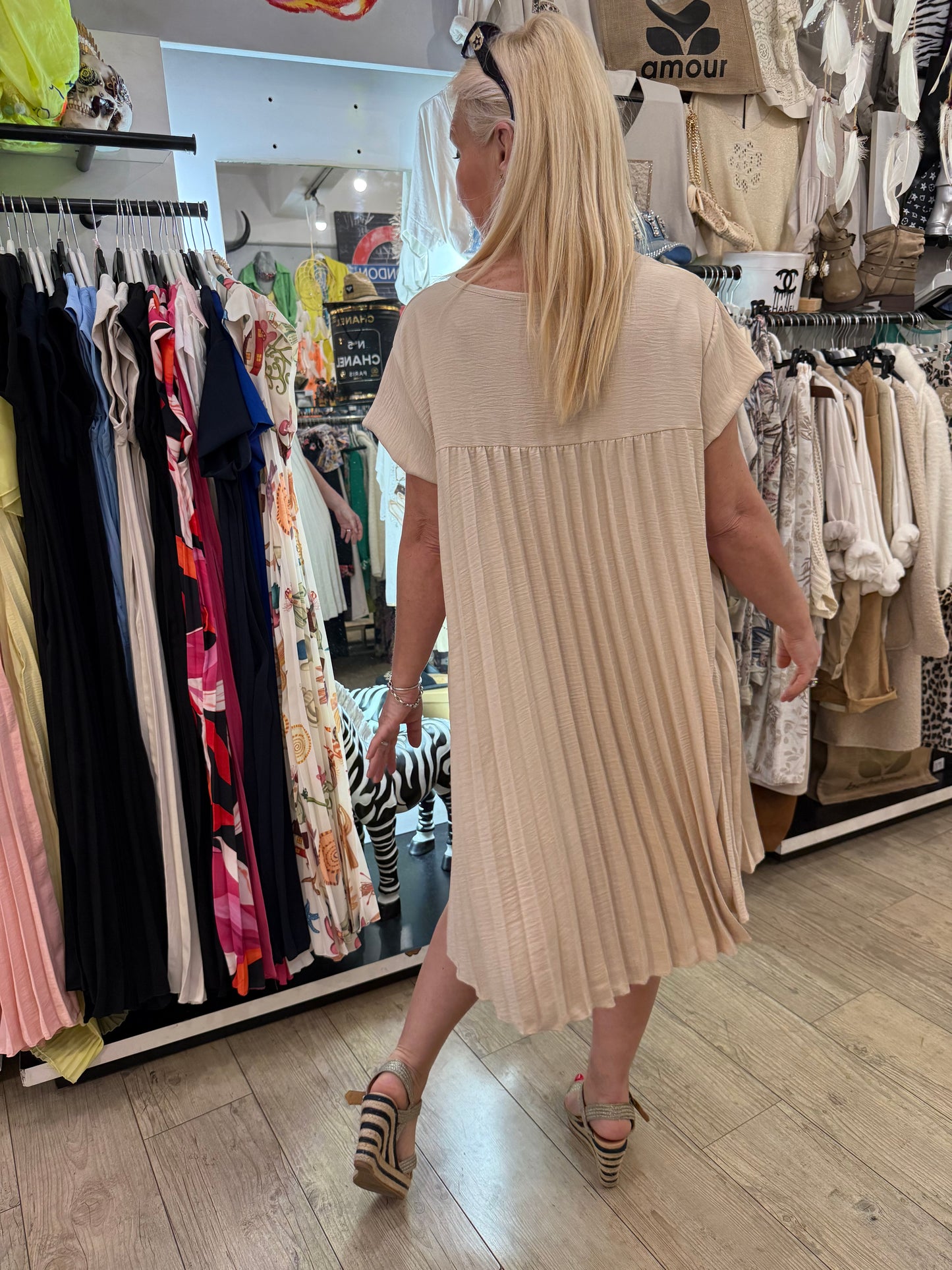 Robe Marylène beige