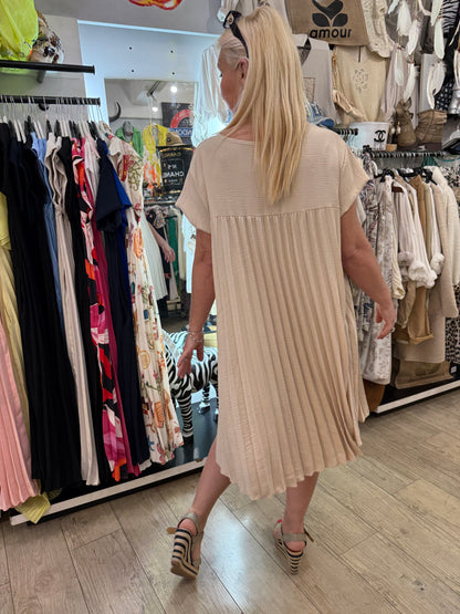 Robe Marylène beige