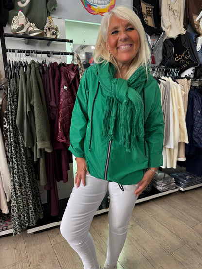 Écharpe verte