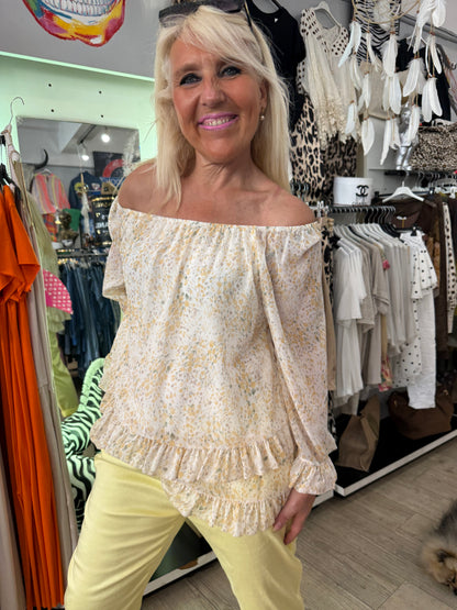 Tunique liberty jaune