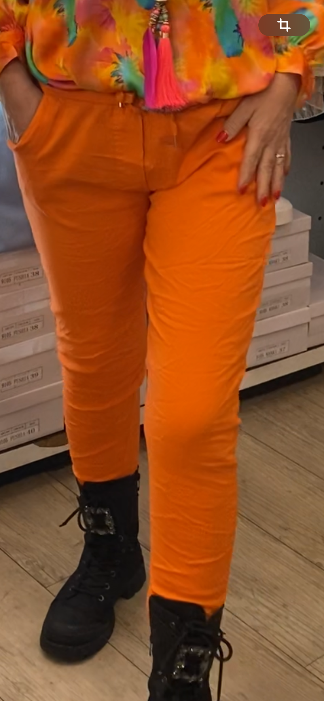Pantalon magique orange