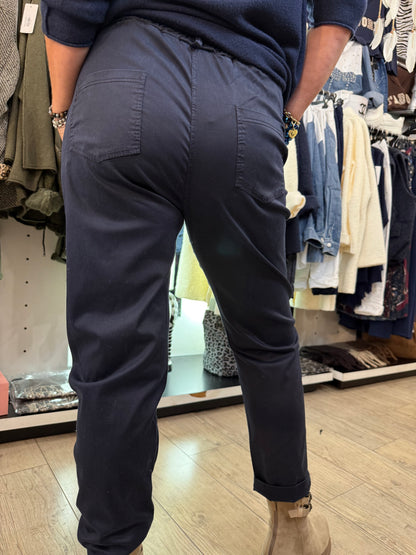 Pantalon chino marine