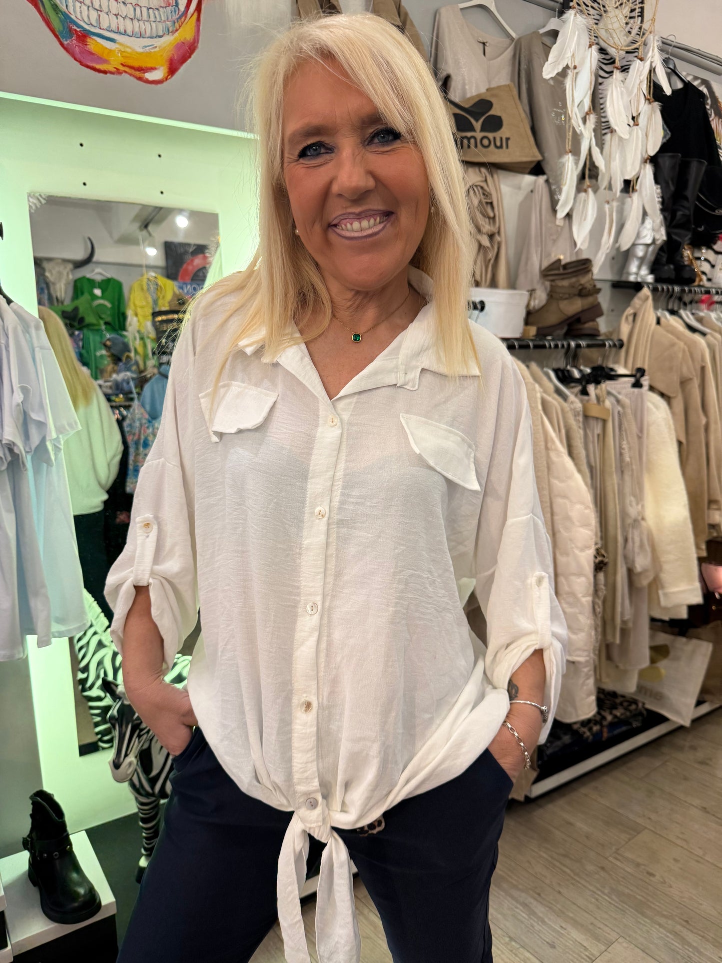 Chemise  Eugénie blanche
