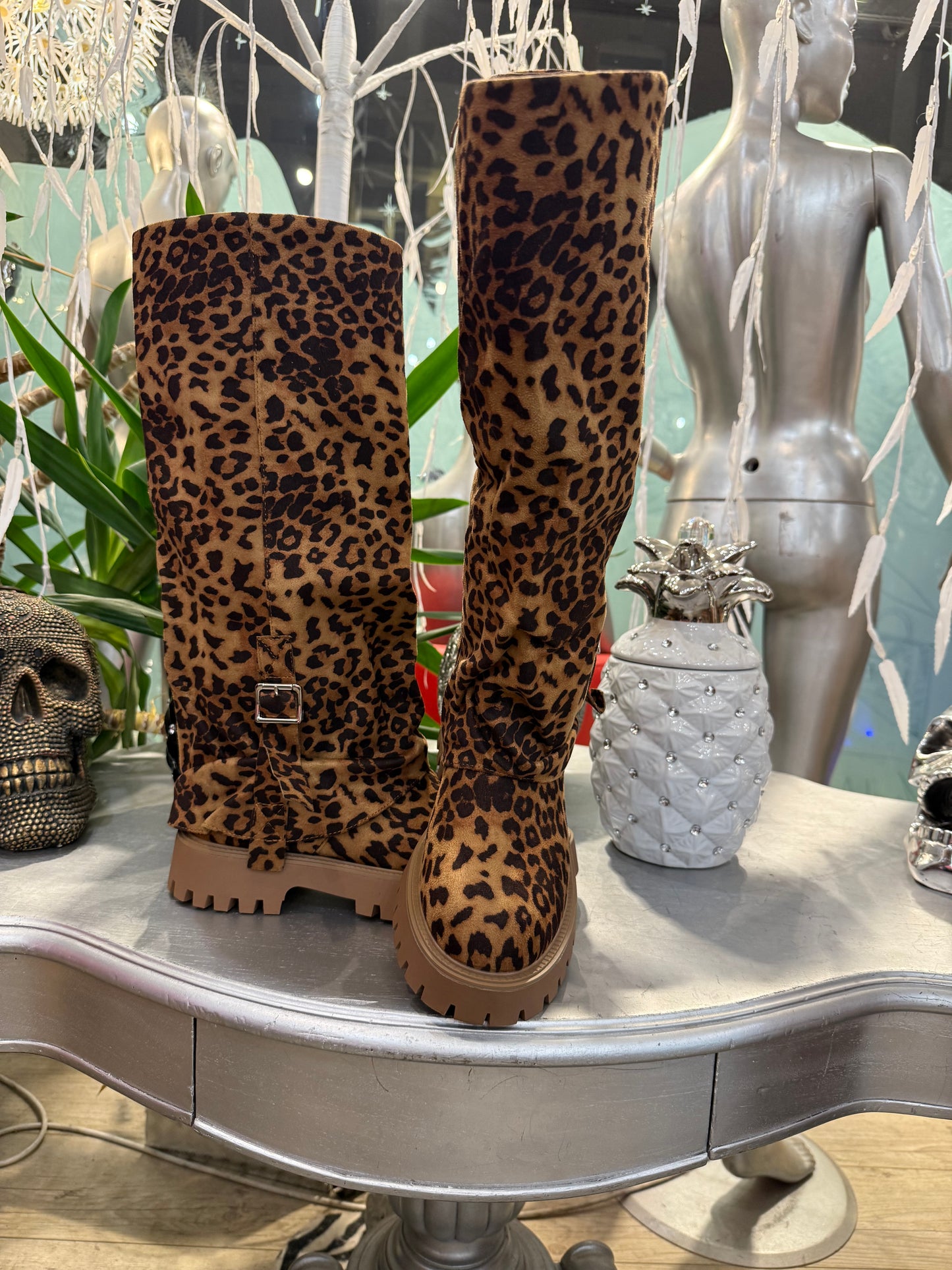 Boots bottes léopard
