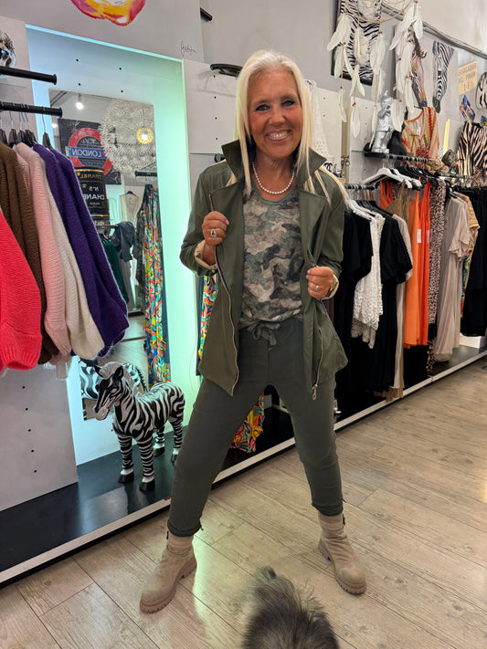 Veste kaki