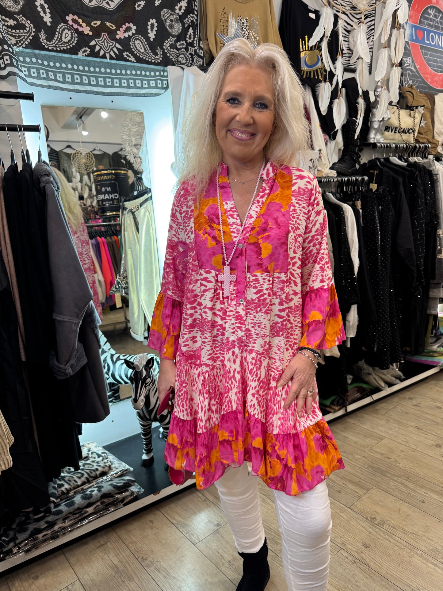 Robe Happy rose
