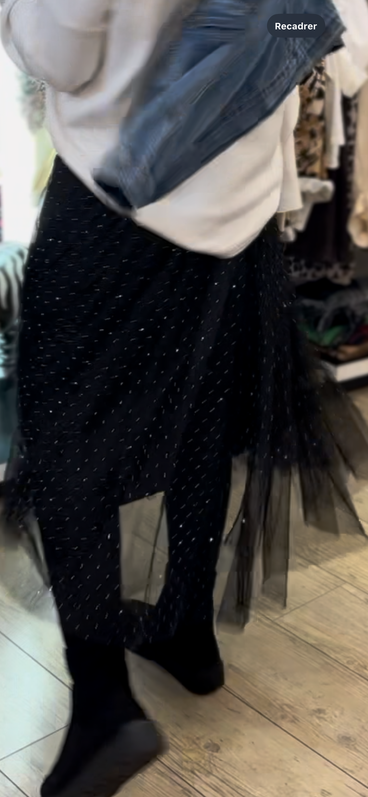 Jupe strass tulle