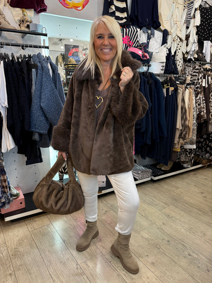 Manteau princess choco