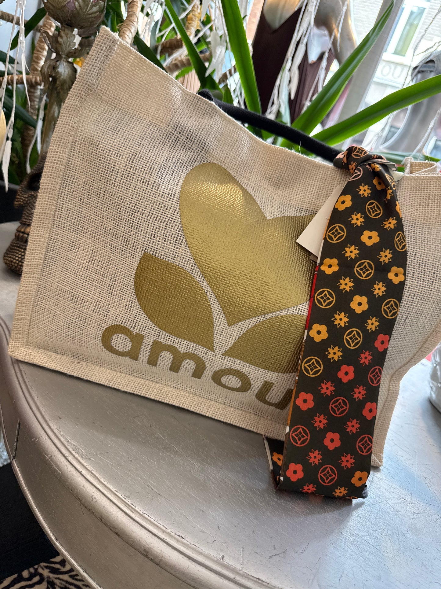 Sac amour beige