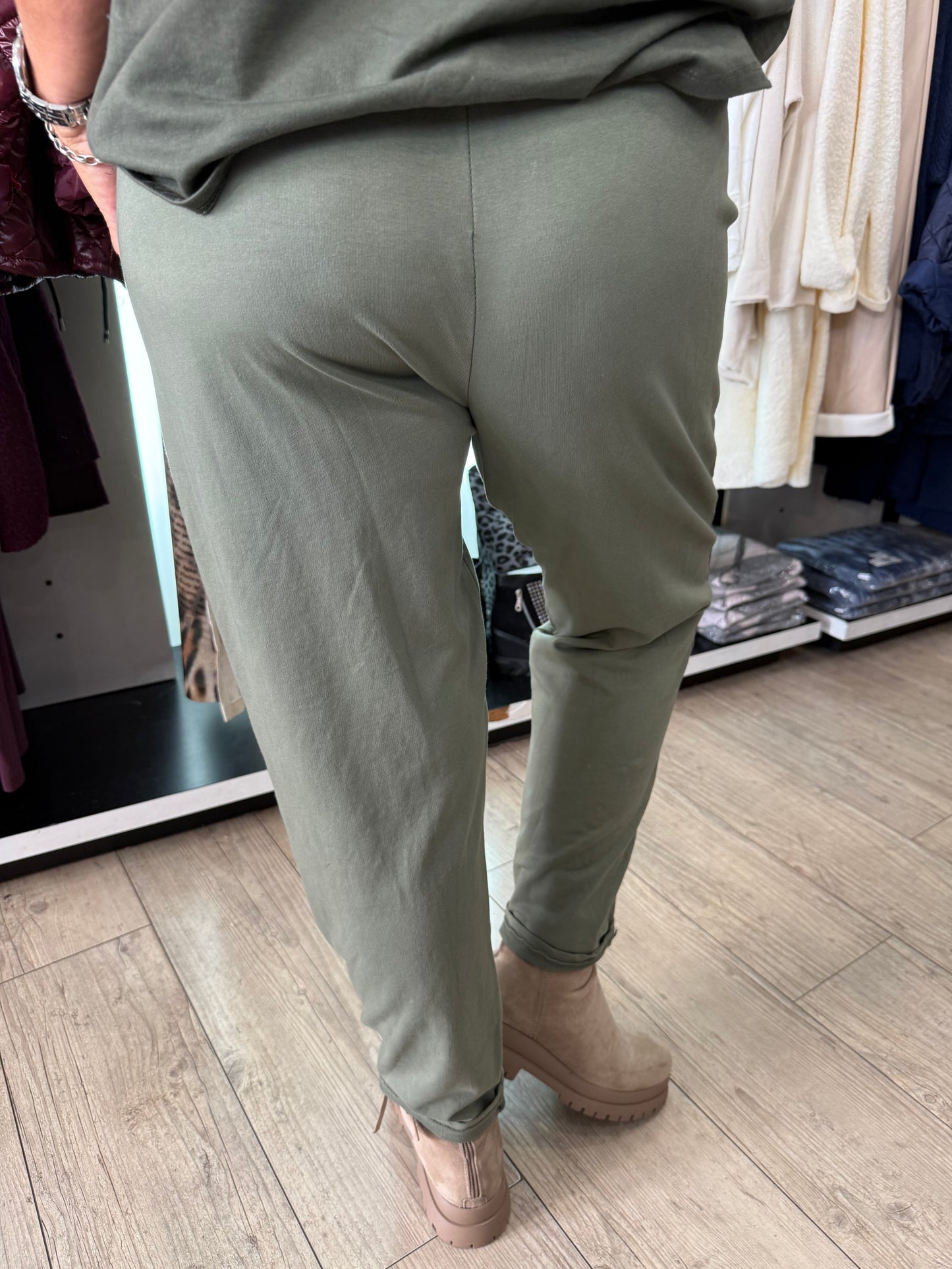 Ensemble détente kaki