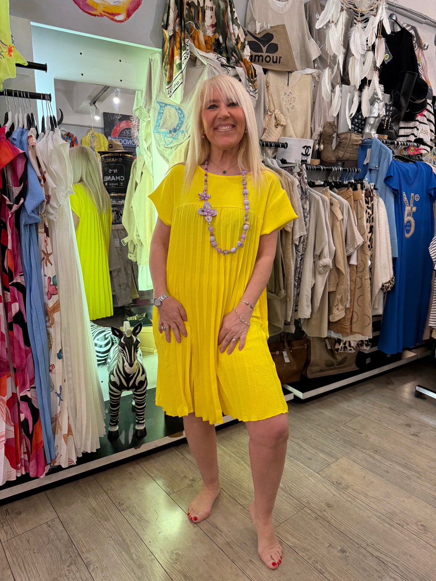 Robe Marylène jaune